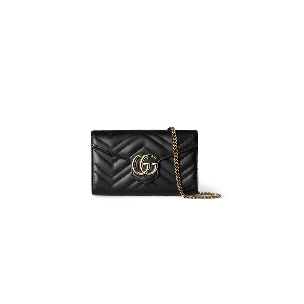 GG Marmont wallet on chain